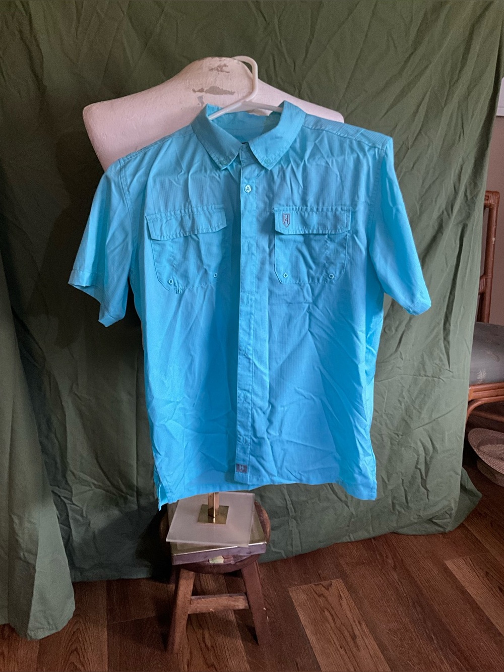 Heybo  boys large SS button up